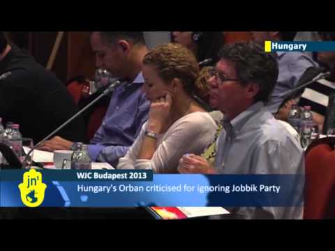 WJC Budapest 2013: delegates call for tough laws to combat growing anti-Semitism in EU