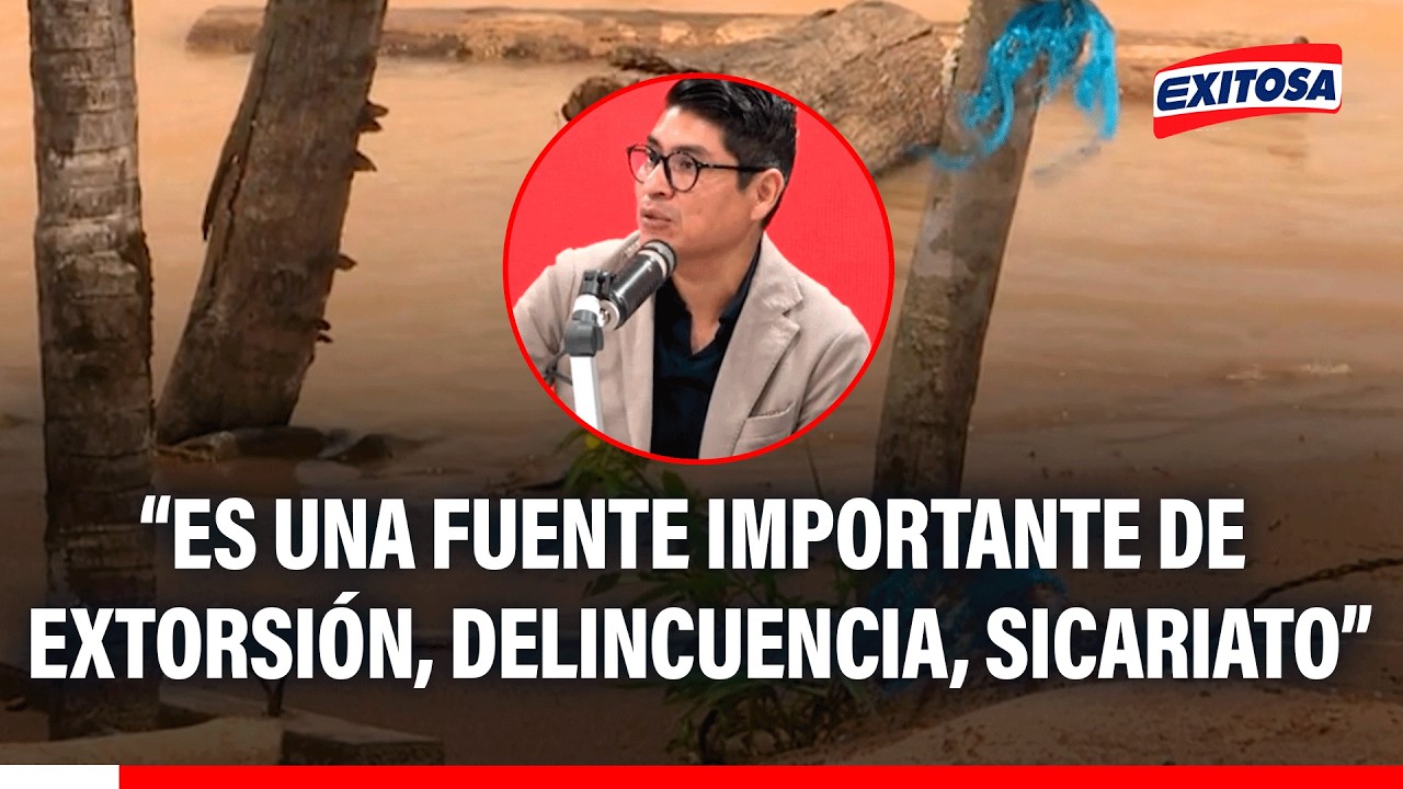 🔴🔵 Minería ilegal es una fuente para otras actividades ilícitas, señala Iván Arenas