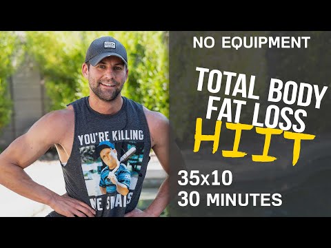 30 Minute Total Body HIIT Fat Loss Workout (No Equipment)