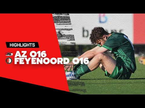 Geen beker na verloren finale | Highlights AZ O16 - Feyenoord O16 | Bekerfinale 2021-2022