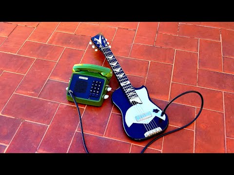Full demo! Vintage telephone turned into an awesome guitar amp!