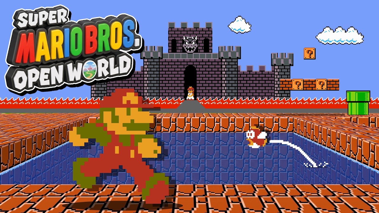 Super Mario Bros. BUT it's an Open World Game?!