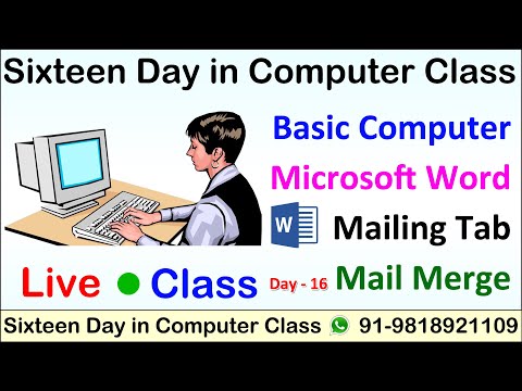 Mail Merge in Mailing Tab | Letter | Email Messages | Greeting Line | Insert Merge Field | Print