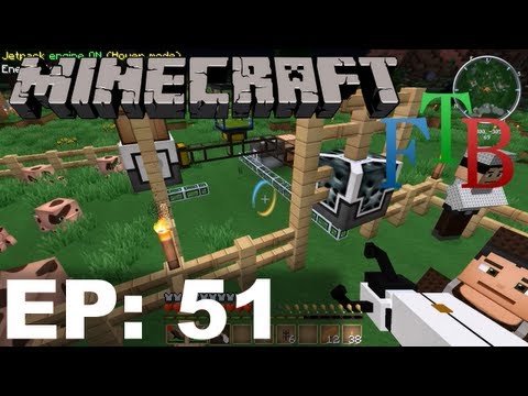 FTB Minecraft EP51 - Villager Cloning with Grinders & Auto-Spawners
