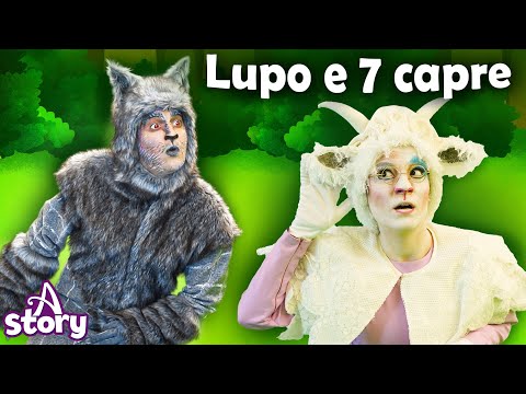Il Lupo e I 7 Capretti | Storie per Bambini in Italiano | A Story Italian