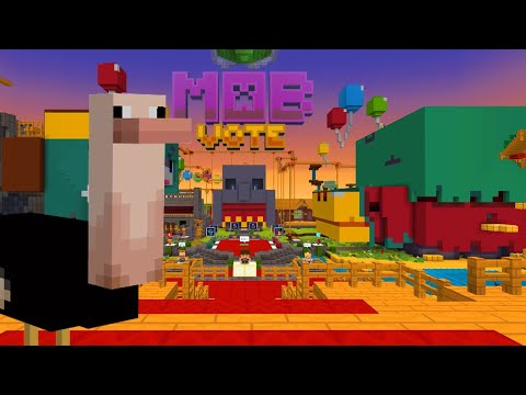 Minecraft Mob Vote SERVER IS LIVE (With Easter Eggs!)