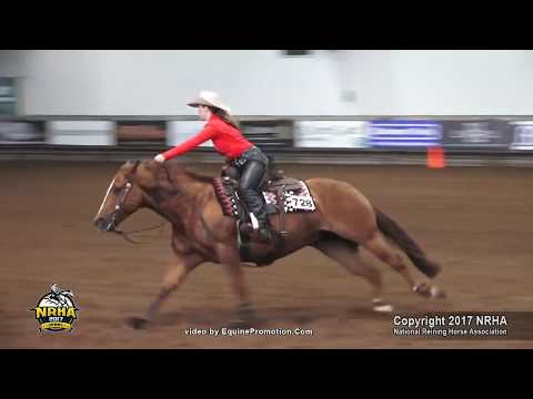 Shirley Shesa Tag ridden by Sidney Perdue  - 2017 NRHA Derby (Youth, Show 1)