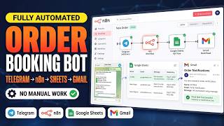 N8N Tutorial: Build a Telegram Bot with OpenAI, Google Sheets & Gmail