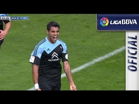 Gol de Augusto Fernández (0-2) en el Málaga CF - Celta de Vigo - HD