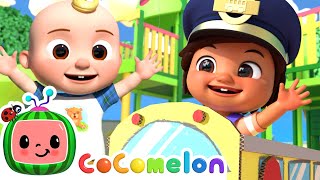 Wheels on the Bus with Nina | Sing Along with Nina | CoComelon Nursery Rhymes &amp; Kids Songs