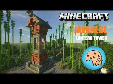 MINECRAFT : JAPANESE LANTERN TOWER [How to build]