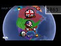 History Of North America Using Google Earth 1600 2022 Countryballs
