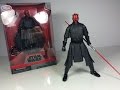 Star Wars The Phantom Menace Elite Series Darth Maul Die Cast Disney Store Exclusive Toy Review