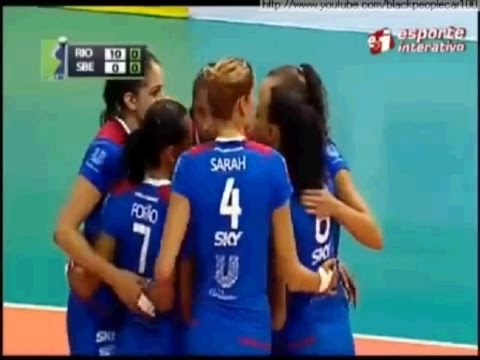 Superliga Feminina de Volei 2012/2013 - Unilever Sky 3 x 0 São Bernardo