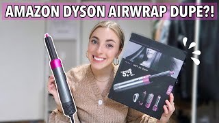 I TRIED AN AMAZON DYSON AIRWRAP DUPE! Is it worth it Dyson 5 in 1 Hair Styler Dupe