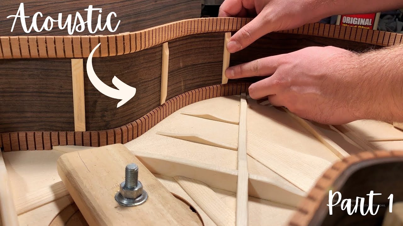 mi PRIMERA guitarra ACÚSTICA.       Parte 1