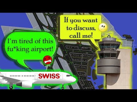 SWISS PILOT GETS REALLY ANGRY WITH ZURICH SCHEDULES!