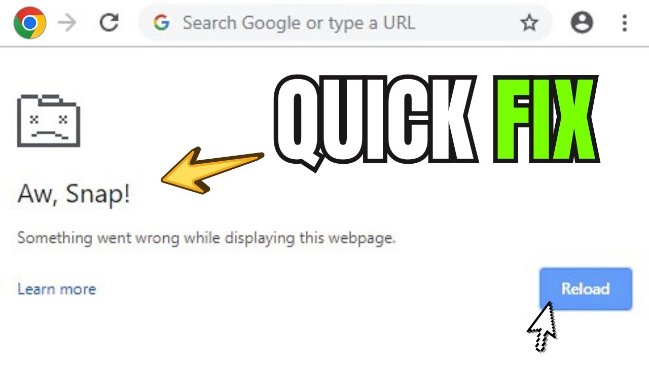 (Permanent FIX) Aw, Snap! Google Chrome Error on PC/Laptop