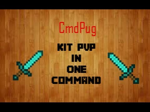 KIT PVP IN ONE COMMAND! MINECRAFT