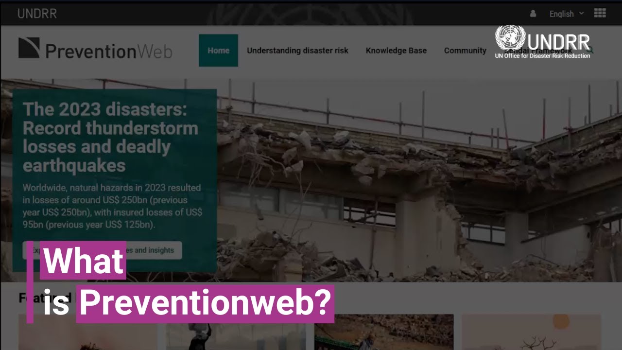 Welcome to PreventionWeb! | UNDRR