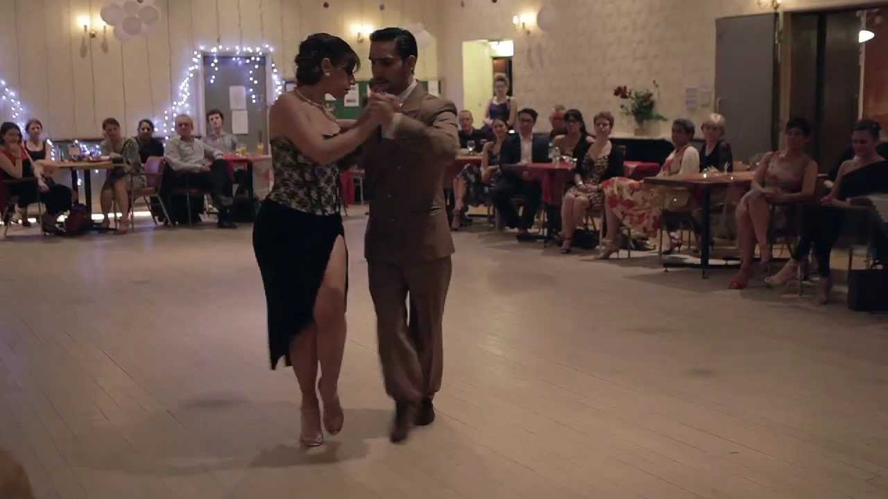 Stefania Colina and Juan Martin Carrara, Performance at Tango South London Milonga:nos 1 (tango)