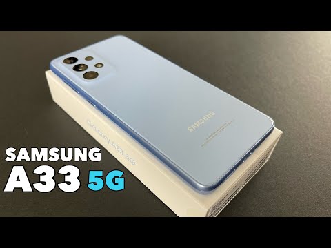 Unboxing SAMSUNG Galaxy A33 5G - Blue