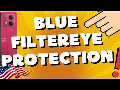 how to activate the blue filter or eye protection Motorola Moto G54 5G, G84, G73, G53, and Edge 40