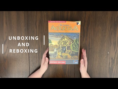 Agricola - Unboxing and Reboxing - What's in the Box?