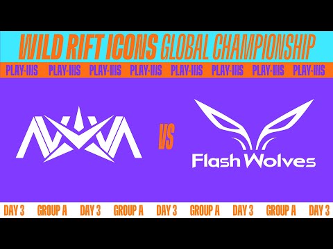 [English] NV vs FW | Icons 2022 Play-ins Day 3 | Nova Esports vs Flash Wolves