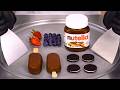 Strawberry Blueberry Nutella Magnum Oreo Ice Cream Rolls Satisfying Visual ASMR