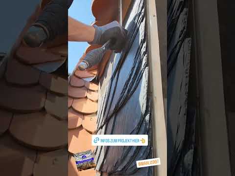 Schiefer Schuppendeckung an Gaube decken #Dachdecker #Roofer #Handwerk #BadLausick #Schieferdecker