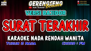 Download lagu SURAT TERAKHIR KARAOKE!!! Ade Astrid BAJIDOR mp3