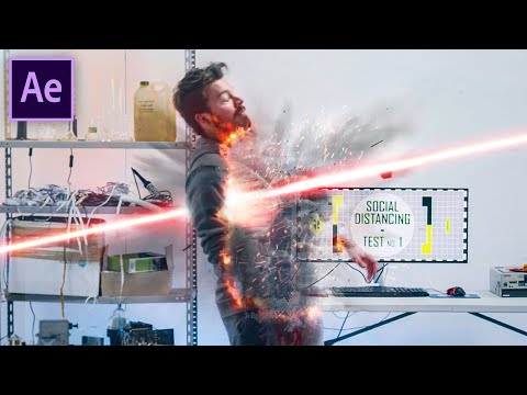 disntegrate with lasers after effects tutorial by cinecom.net