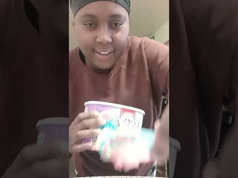 purple cow scoop man ice cream. taste like superman ice cream #great taste😋