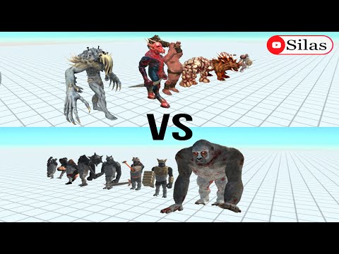 SCOURGE vs GORO | INFERNALS vs MUTANT PRINATES - Animal Revolt Battle Simulator mobile 📱