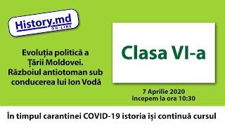 Evoluția politică a Țării Moldovei. Războiul antiotoman sub conducerea lui Ion Vodă.