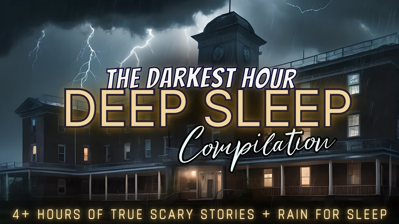4+ Hours of TRUE Scary Stories + rain for sleep 😴 scary stories *remastered*