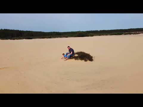 Pustynia Kozłowska z drona Mavic Mini / Filmowanie dronem I tworzenie video