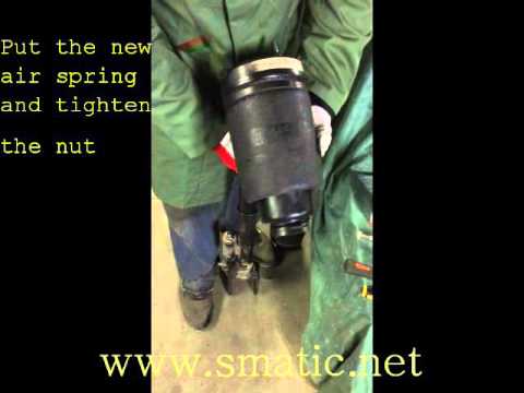 Replacing the Front Air Spring on Mercedes-Benz GL & ML W164