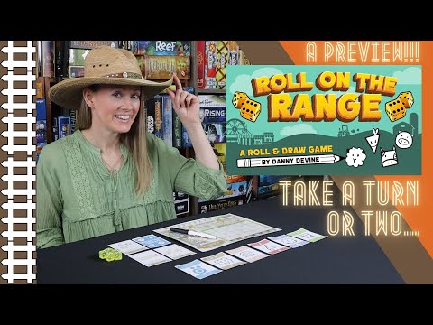 ROLL ON THE RANGE | KS Campaign Roll & Write PREVIEW!!!