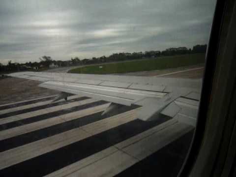 Despegue Aerolineas Argentinas Boeing 737-500 LV-AYE decolagem MDQ-EZE (Mar del plata) [FULL HD]