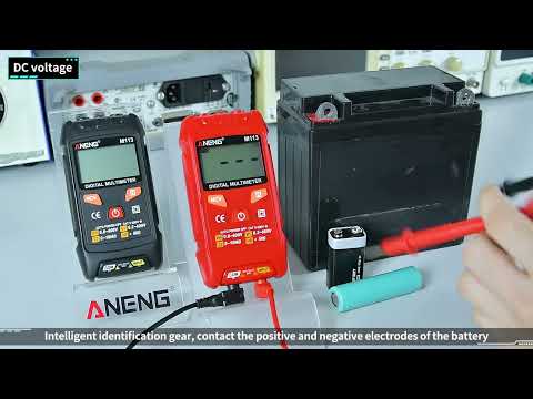 Мини цифровой мультиметр Измеритель напряжения переменного/постоянного тока автомат ANENG M113 - фото 1 - id-p2473488279