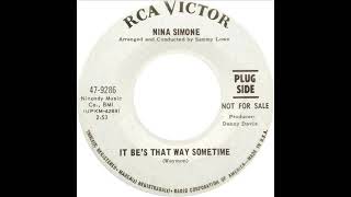 Nina Simone - It Be's That Way Sometimes