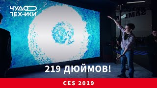 Самый большой телевизор в мире — 219 дюймов!
