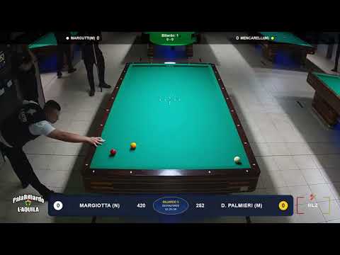 C.MARGIOTTA VS D.PALMIERI - STECCA - 2024/25 - FINALI 2° TROFEO PALABILIARDO - 22/06/2025