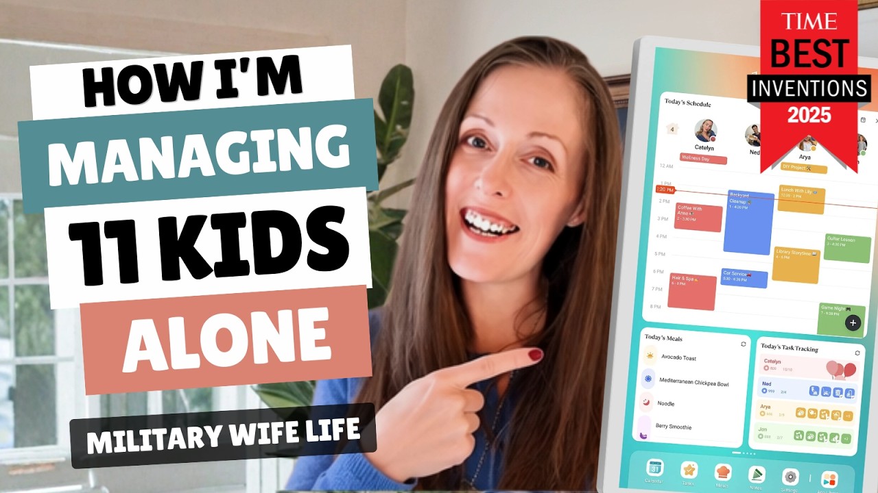 How I’m Managing 11 Kids Alone Right Now | Military Wife | Cozyla Calendar