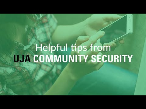 Helpful Tips From UJA Community Security