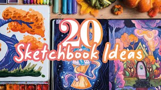 20 Magical & Cozy SKETCHBOOK IDEAS