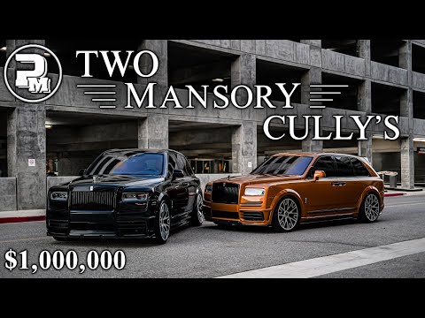 Two brand new Mansory Rolls Royce Cullinan's freshly completed, $1,000,000 value amongst the pair.