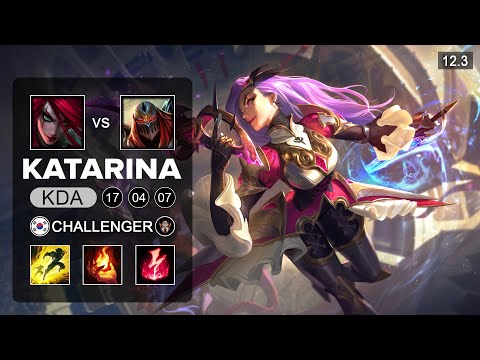 Katarina Mid vs Zed - KR Challenger - Season 12 Patch 12.3